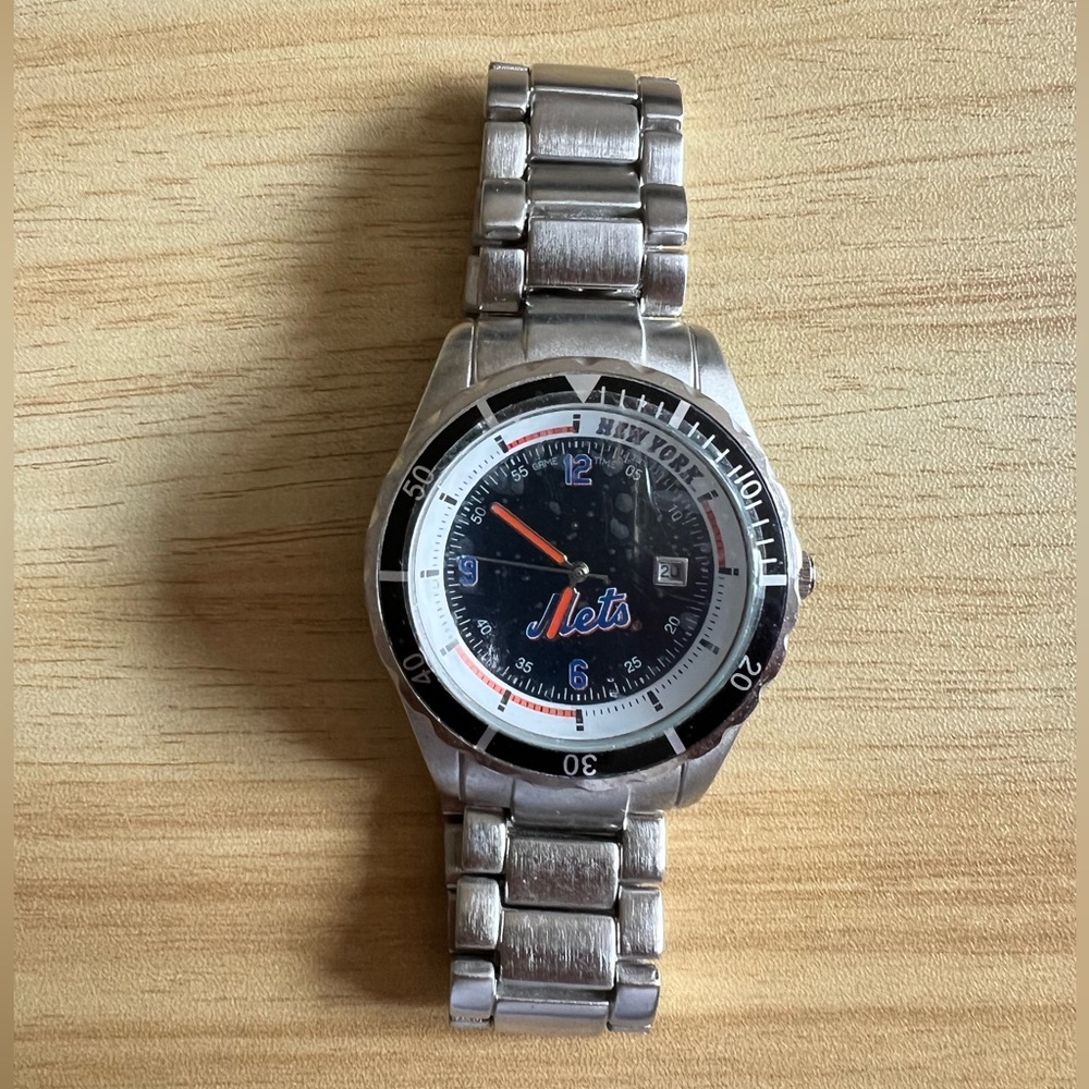 New York Mets vip silver watch
